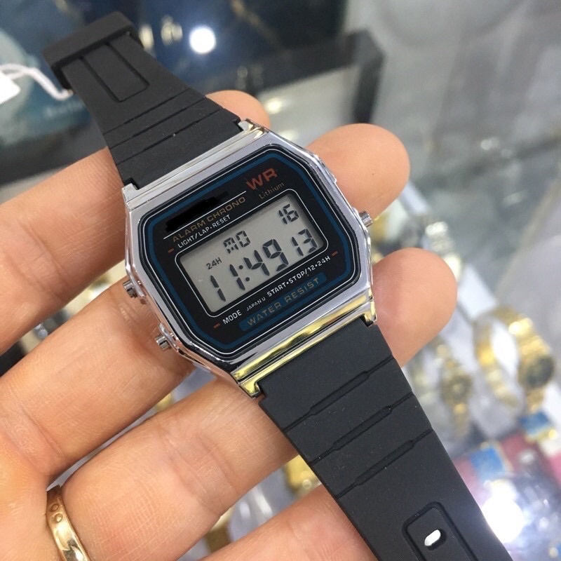 Đồng hồ Điện Từ Nam Nữ Cosio LA Huyền thoại dây cao su F94
