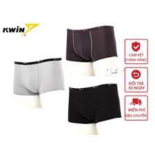 Quần lót nam Boxer Kwin chất liệu cotton thiên nhiên mềm mịn, thoáng khí, co giãn thoải mái - KC15