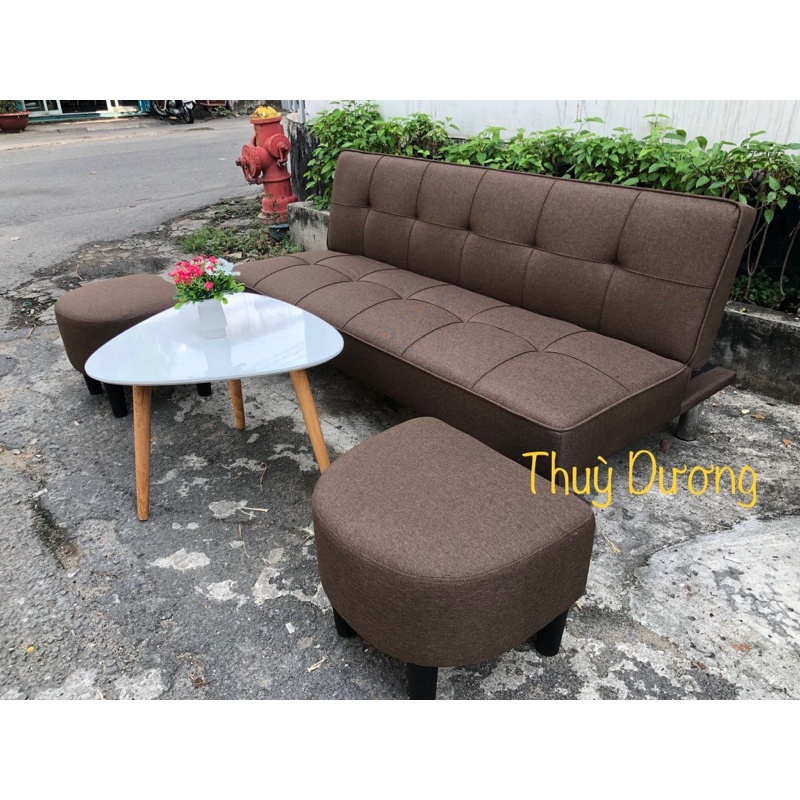 Thanh lý xả kho ghế Sofa Bed Giá Rẻ - Sofa Giường chân kim loại hàng xuất nguyên thùng giấy