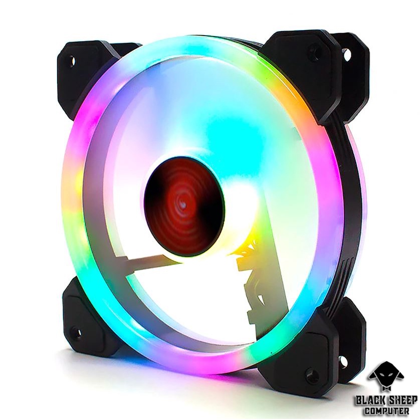 Quạt Fan C20l 2VÒNG LED Tặng Kèm 4 Ốc (Không cần Hub)