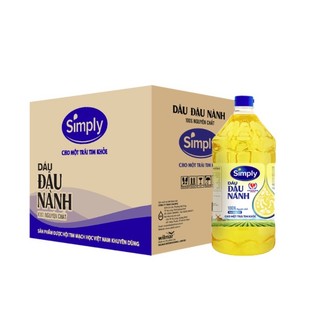 Dầu ăn Simply Đậu Nành 2 lít - Dầu đậu nành nguyên chất"