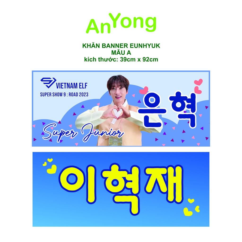 Khăn banner SUPER JUNIOR