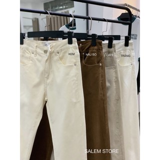 Quần Jeans N01 UNCLE PANTS Pha Kaki Trơn Basic