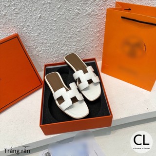 Dép lê HM chất da rắn cao cấp - 4 màu sành điệu