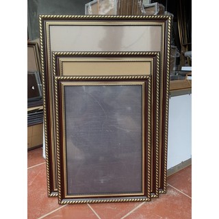 Khung ảnh treo tranh viền 5cm hoa văn kt(35x50) 40x60 ,50x75