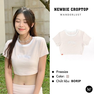 Áo Newbie Pinky Croptop