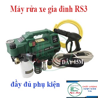 Máy rửa xe Gia Đình/ Máy Lạnh _ công suất mạnh 2400W- máy rửa xe áp lực cao, ZUIKUI RS3-15M