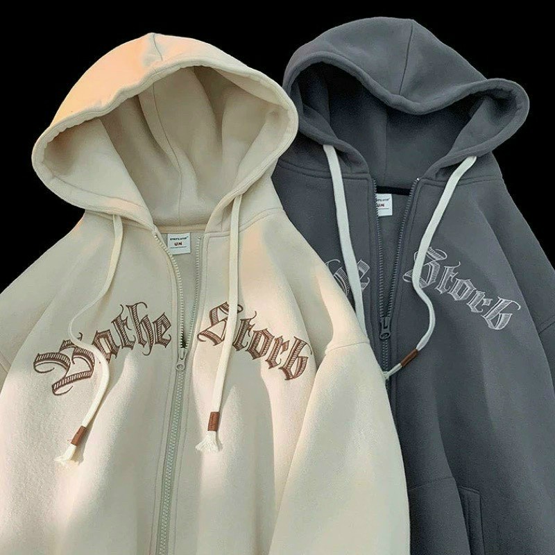 Áo khoác Hoodie dây kéo Nam Nữ logo thêu BACK siêu ngầu MCTPhoodie246