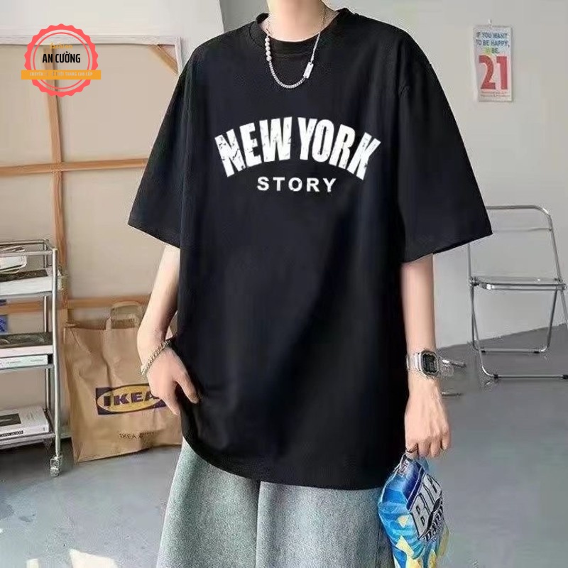 Áo thun nam, áo phông nam tay ngắn cổ tròn chất cotton  dày dặn thoáng mát ATN011 - An Cường Fashion