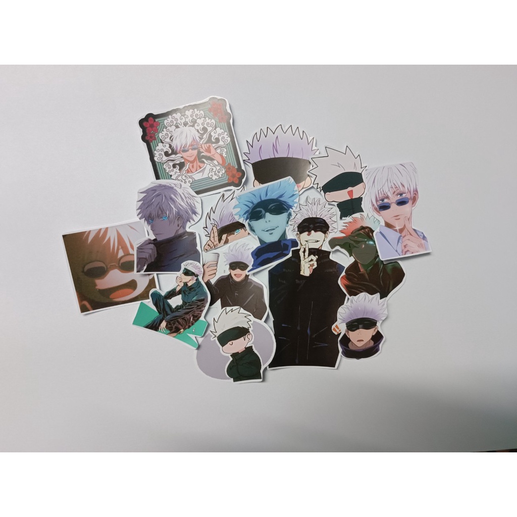 - Set 10/15 Sticker Satoru Gojo/Gojo -  anime/manga Jujutsu Kaisen / Chú thuật hồi chiến dán trang trí