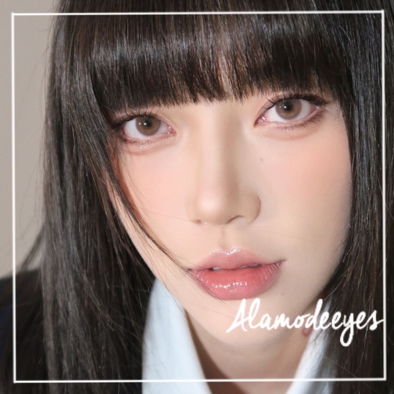 Lens nâu sữa k vân áp tròng