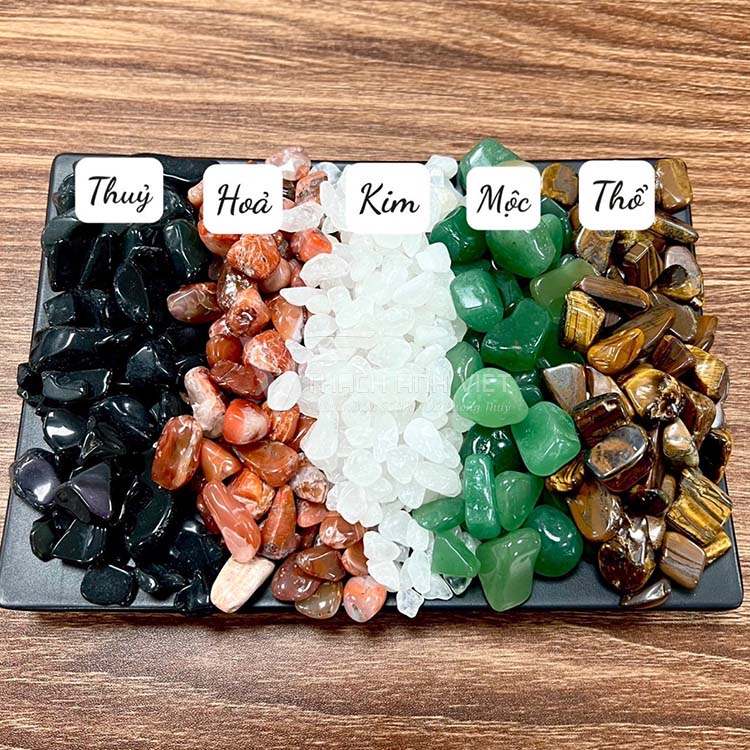100gr Đá vụn thạch anh tự nhiên đủ màu