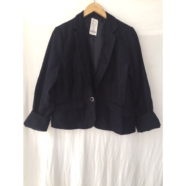Áo blazer Artical xinh xắn newtag mới cen size to màu xanh đem