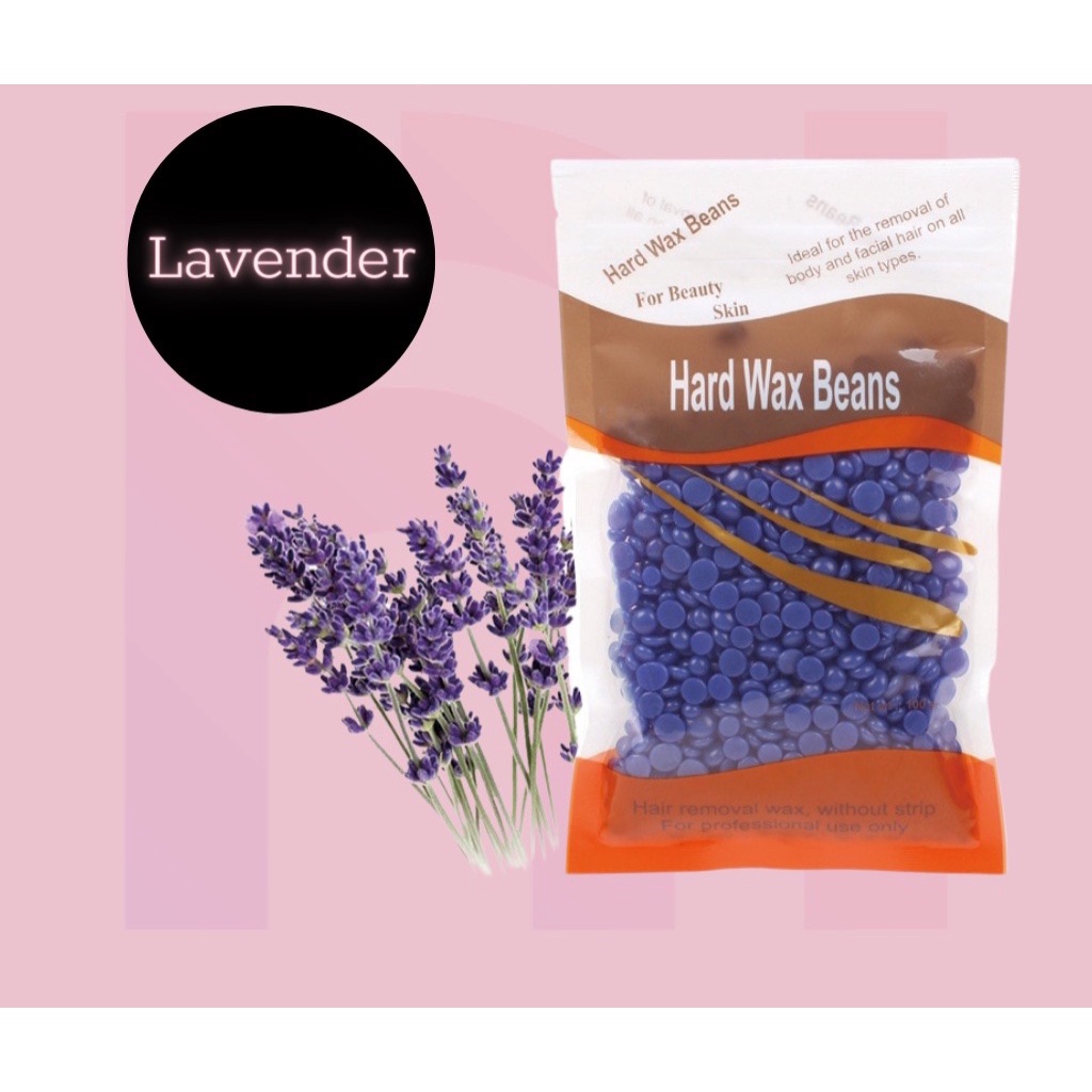 100g Sáp wax lông nóng hạt đậu Hard Wax Beans 💜 Sáp wax lông nhiều màu sắc