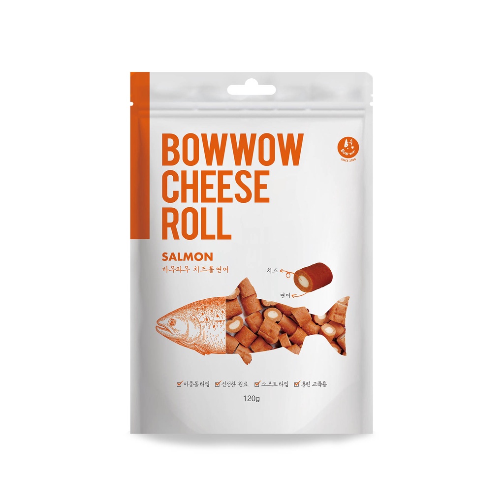 Phô mai cuộn cá hồi - Bowwow Cheese Roll Salmon