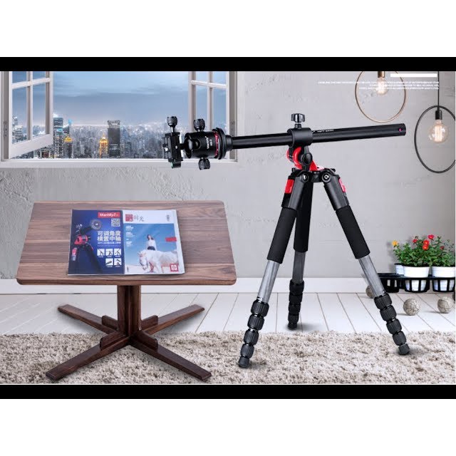 Chân máy ảnh Tripod Q999H bản trục đứng vuông góc