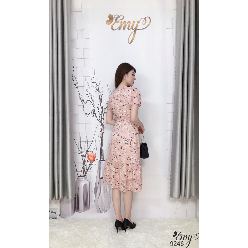 Đầm EMY EM9246 Body Tùng Bèo