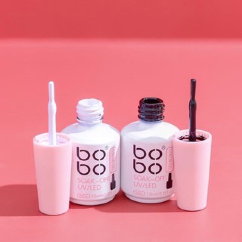 sơn gel đen, trắng Bobo chính hãng lên màu chuẩn(15ml)