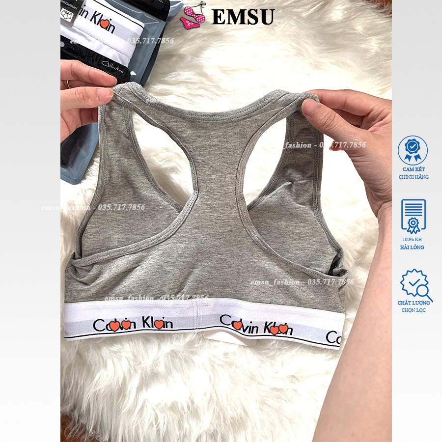 Áo Ngực Bra Cavin Cotton Cao Cấp, Áo Ngực Thể Thao Không Gọng Kiểu Dáng CK