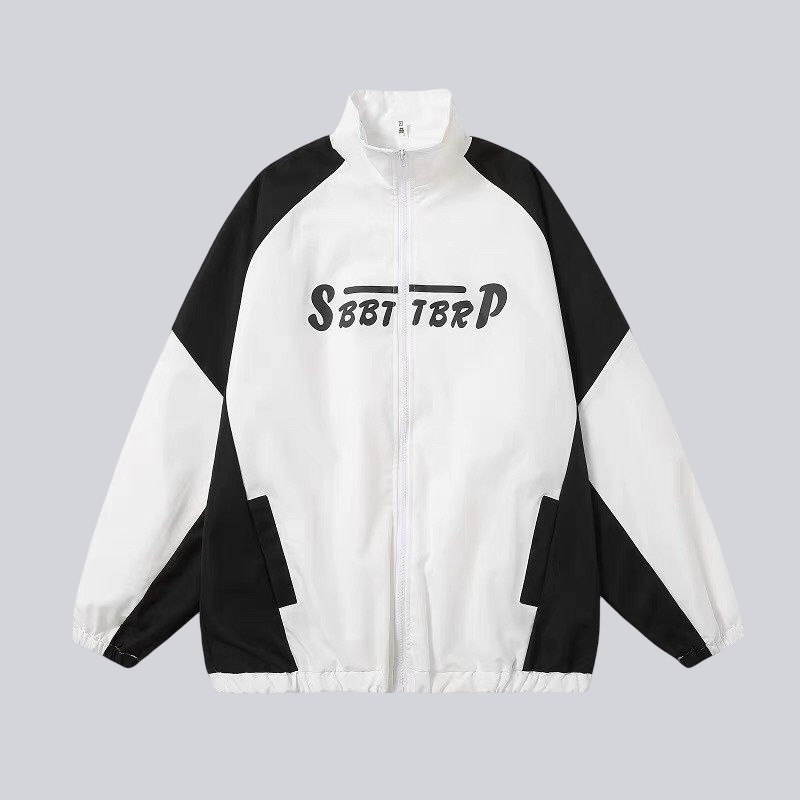 Áo khoác gió SBBT hàng Chính Hãng đôi nam nữ 2 lớp unisex chất liệu dù cao cấp unisex form rộng brand jacket