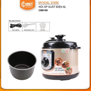 Nồi áp suất 6.0L COMET - CM6156 ( hỏa tốc TPHCM )