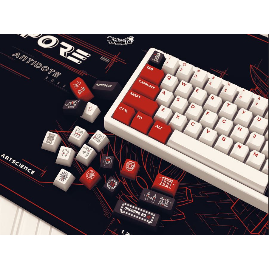 Nút bàn phím cơ Shiook PBT keycap - XDA profile - Antidote Studio