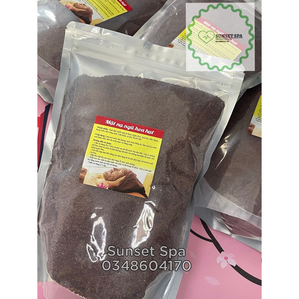 400g mặt nạ ngũ hoa hạt  handmade