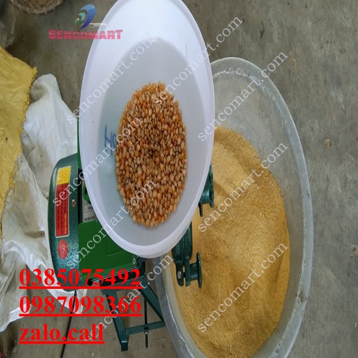Máy xay vỡ mảnh hạt ngô làm thức ăn cho chim,gà,vịt