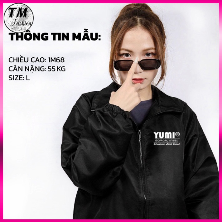 Áo Khoác Dù Mero Local Brand YUMI Jacket Unisex - Áo Gió Trơn 2 Lớp Form Rộng