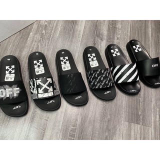 Dép lê quai ngang nam , dép da Off White spf mẫu mới 2022