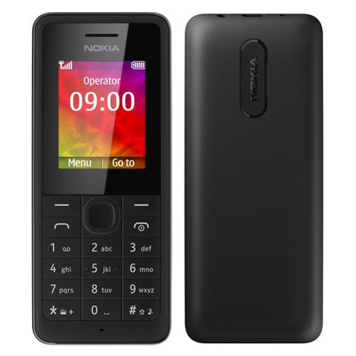 Điện Thoại Nokia 106 Đời 2013 Thay Sườn Vỏ Mới Bảo Hành 12 Tháng Đầy Đủ Pin Sạc
