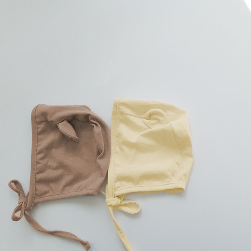 Bộ body gấu Hello kèm mũ tai gấu  siêu dễ thương cho bé trai bé gái Hokiha Kid chất cotton mềm mại size 3-10kg TE301