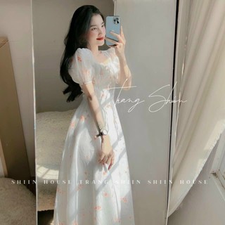 Đầm váy dự tiệc chất liệu lụa mềm mại thoáng mát