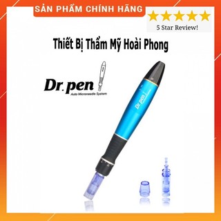 Máy phi kim dr pen a1 xanh - vàng có tích điện - dr pen a1 bảo hành 12 tháng