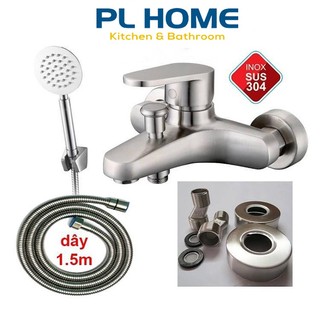 Bộ củ sen tắm nóng lạnh KGW-CSN201 kiểu tròn chất liệu inox 304 cao cấp