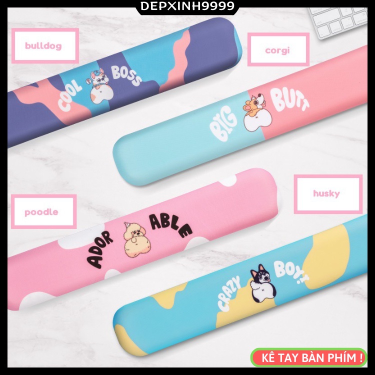 Kê tay bàn phím full 50 mẫu bằng silicon siêu mềm siêu hót giúp hoạt động thao tác tay tốt hơn bảo hành 1 đổi 1