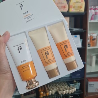 (Date 2026) Kem Chống Nắng Whoo Vàng dưỡng ẩm Essential Sun Cream