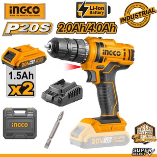 Máy khoan vặn vít dùng pin 20v ingco cdli20028