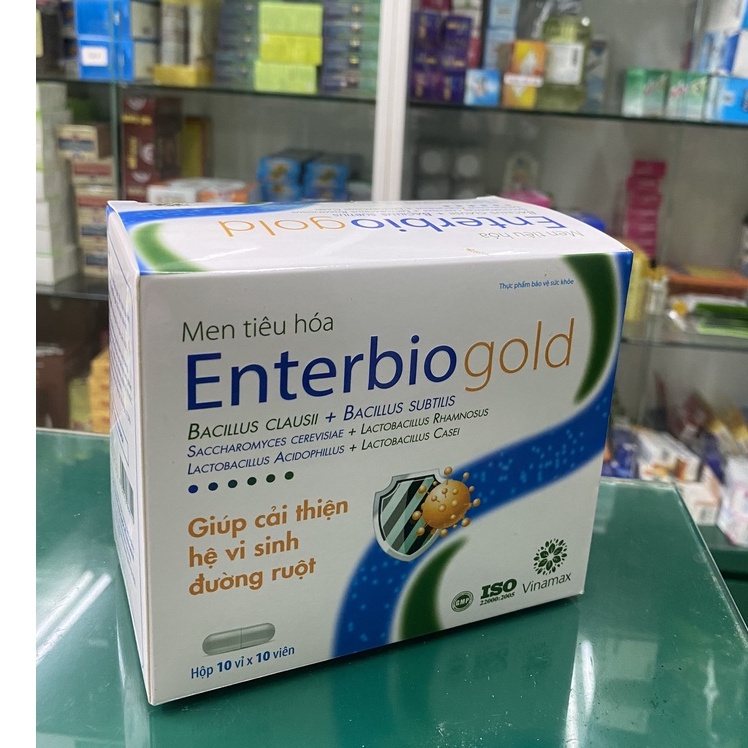 Men tiêu hóa Enterbio Gold hộp 100 viên