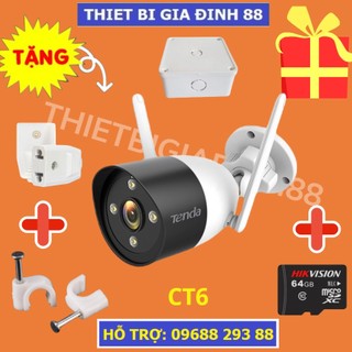 Camera Wifi Ngoài Trời Tenda CT6 Độ Phân Giải 2K - Hãng phân phối chính thức