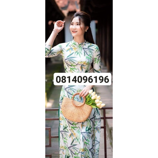 ÁO DÀI LÁ TRE XINH XINH