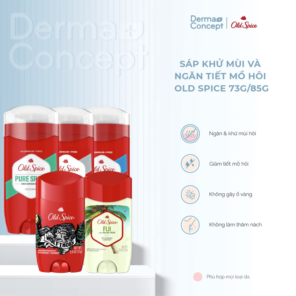 Sáp khử mùi & ngăn tiết mồ hôi Old Spice 73g/85g