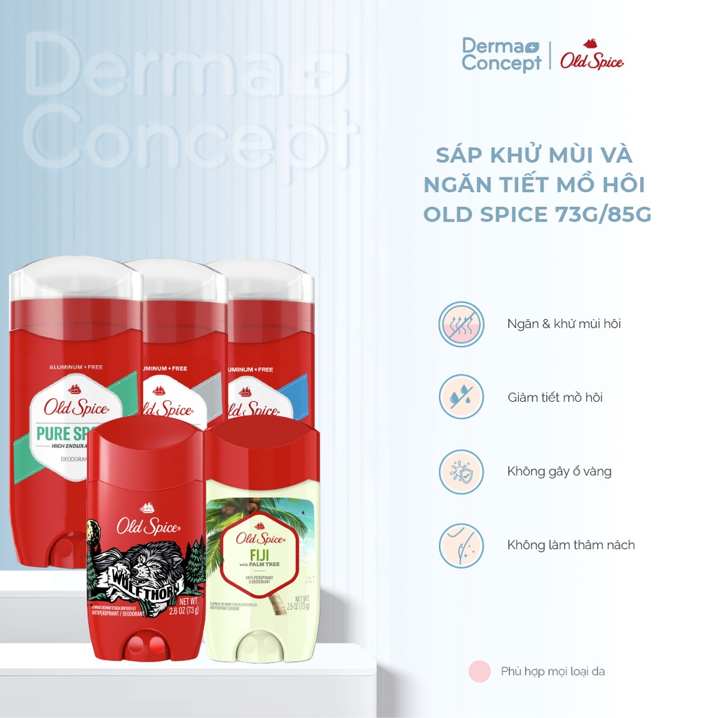 Sáp khử mùi & ngăn tiết mồ hôi Old Spice 73g/85g [NHẬP KHẨU CHÍNH HÃNG 100%]