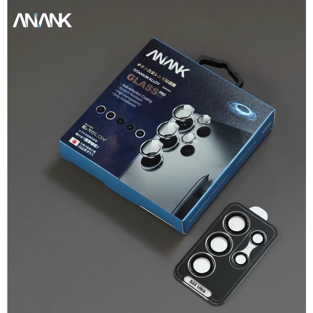 KÍNH CƯỜNG LỰC CAMERA SAMSUNG GALAXY S23 ULTRA 5G ANANK AR CHÍNH HÃNG