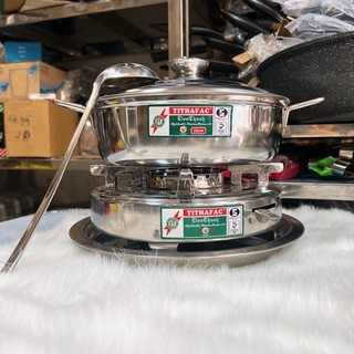 Bếp cồn - nồi lẩu - mâm Inox