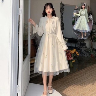 Váy Bánh Bèo, Đầm Công Chúa Dài Tay Xinh Đáng Yêu
