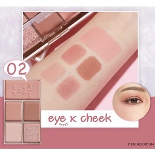 Phấn mắt odbo eye x cheek palette