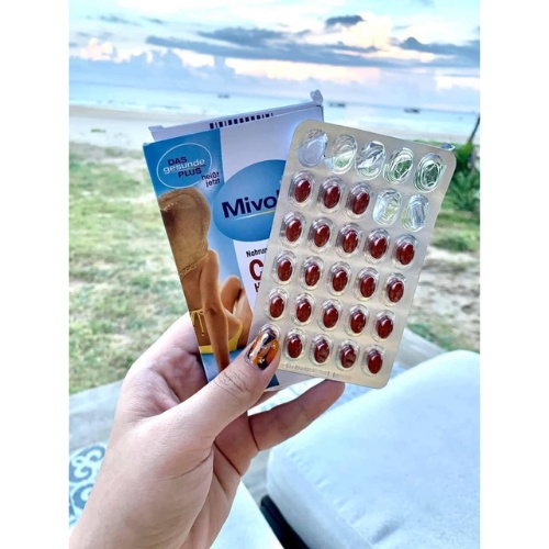 Viên uống chống nắng Mivolis Carotin - Hộp 60v