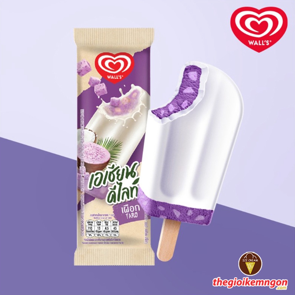Kem khoai môn dẻo Wall's Asian Delight Taro 60ML