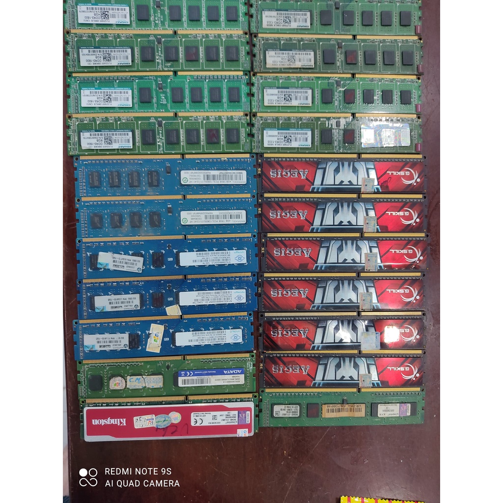 Ram dd3 4gb bus 1333 1600,  hàng tháo máy văn phòng, còn đẹp